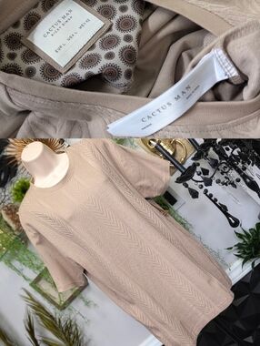 Cactus Man Ricky Singh Tan Men's Organic Cotton T-shirt LG NWT